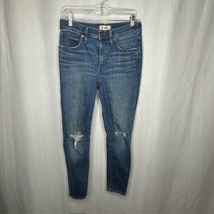 Madewell 9 Inch High Rise‎ Skinny Jeans